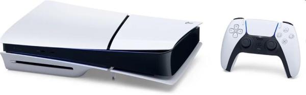 SONY PlayStation 5 (Model Slim) + PlayStation 5 DualSense Wireless Controllers, black & white2