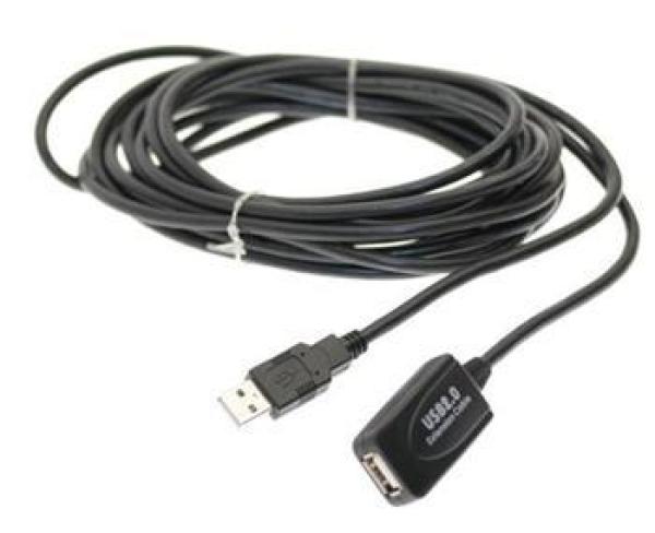 PremiumCord USB 2.0 repeater a prodlužovací kabel A/ M-A/ F 5m