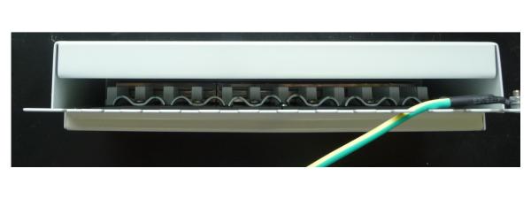 Patch panel Box 8-port Cat5E STP na stenu 