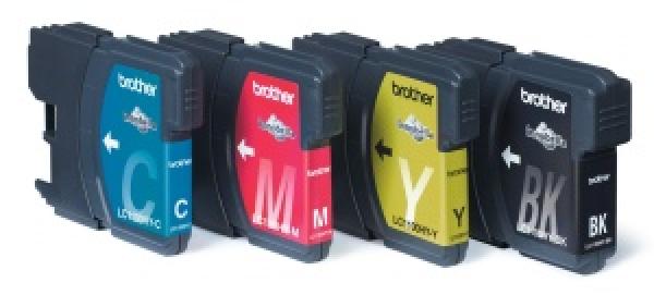 LC-1100 VALBP (atrament multipack-čierna+tri farby)
