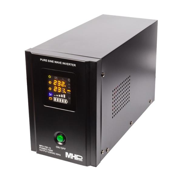 Záložní zdroj MHPower MPU700-12, UPS, 700W, čistá sinus