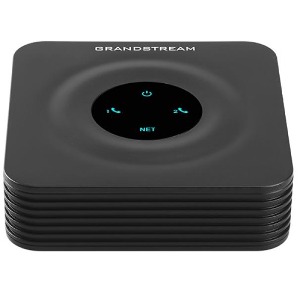 Grandstream HT802 V2 (ATA), 2x FXS, 2 SIP účty, 1x LAN, 3-cestná konf., auto-provisioning 