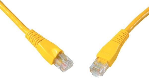 SOLARIX patch kábel CAT6 UTP PVC 3m žltý snag proof