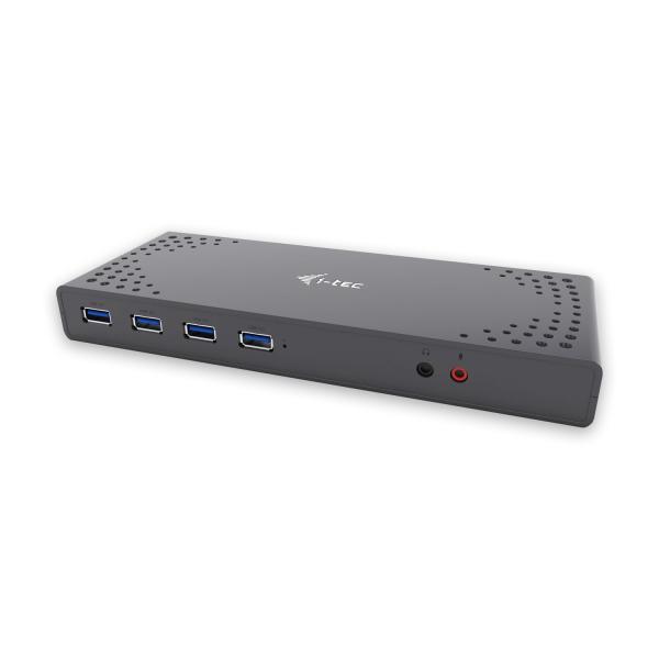 i-tec USB 3.0 / USB-C 5K Univerzálna dual dokovacia stanica 