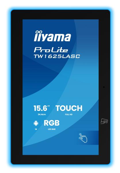 16" iiyama TW1625LASC-B3PNR: IPS, FHD, Android, NFC, PO 