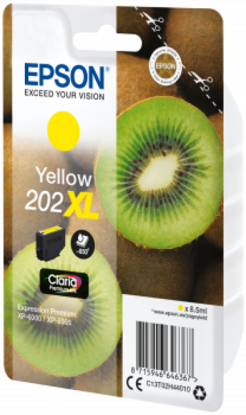 EPSON singlepack, Yellow 202XL, Premium Ink, XL