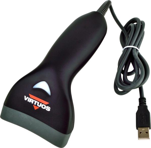 CCD čítačka Virtuos HT-10, USB(kláves.RS-232emulácia) čierna 