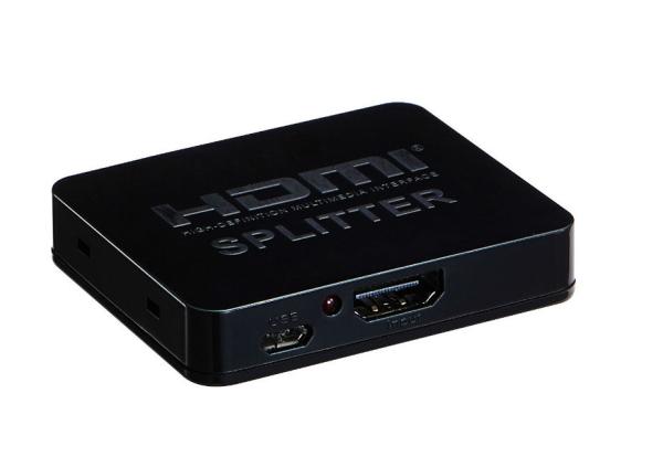 PremiumCord HDMI splitter 1-2 porty, s napájaním z USB, 4K, FULL HD, 3D 