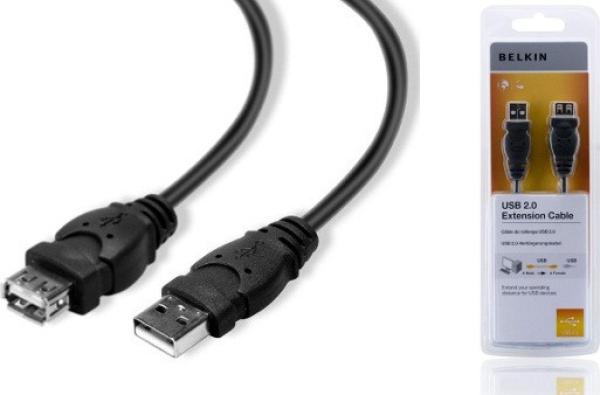 BELKIN USB 2.0 predlž. kábel A-A, štandard, 1.8 m