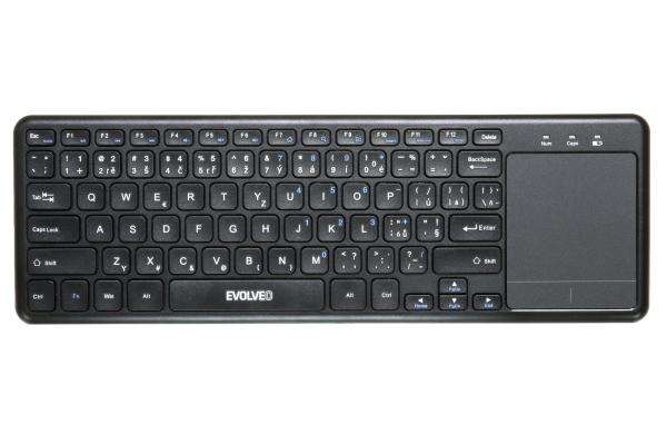 EVOLVEO WK32BG/ Bezdrôtová USB/ CZ layout/ Čierna 