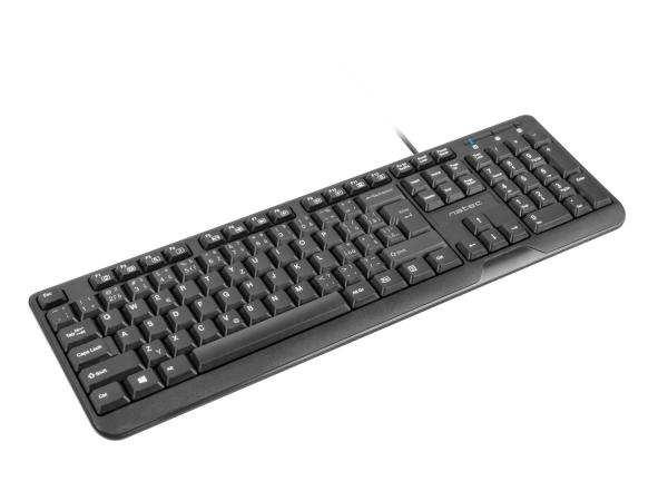 Natec Trout/ Drôtová USB/ CZ- SK layout/ Čierna 