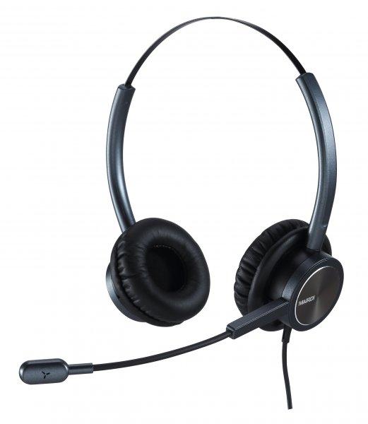WELL Mairdi MRD-809DB, náhlavka dvojušná, pearl blue