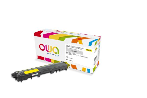 OWA Armor toner kompatibilný s Brother TN-245Y/ TN-246Y, 2200st, žltá/ yellow