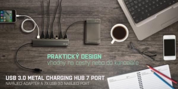 i-tec USB 3.0 Metal Charging HUB 7 Port 