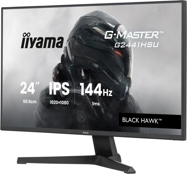 iiyama G-Master/ G2441HSU-B1/ 23, 8"/ IPS/ FHD/ 144Hz/ 1ms/ Čierna/ 3R 
