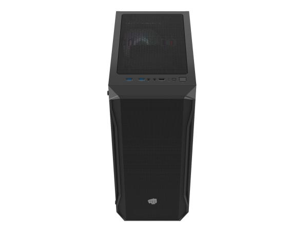 PC skriňa Fury SHOBO SH4 RGB Midi Tower, Window,  