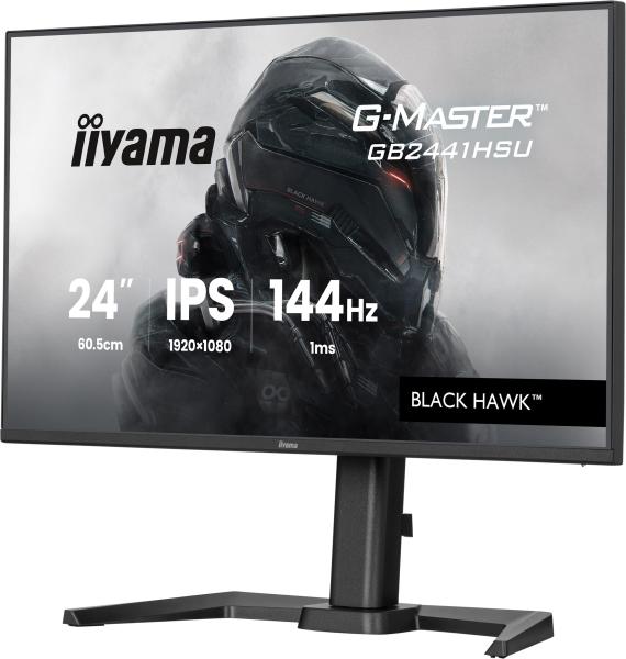 iiyama G-Master/ GB2441HSU-B1/ 23, 8"/ IPS/ FHD/ 144Hz/ 1ms/ Čierna/ 3R 