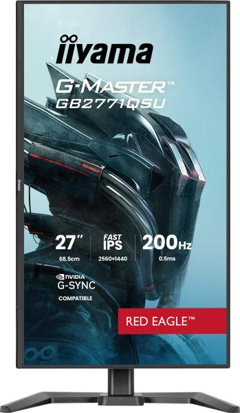 iiyama G-Master/ GB2771QSU-B1/ 27"/ IPS/ QHD/ 200Hz/ 0, 5ms/ Čierna/ 3R 