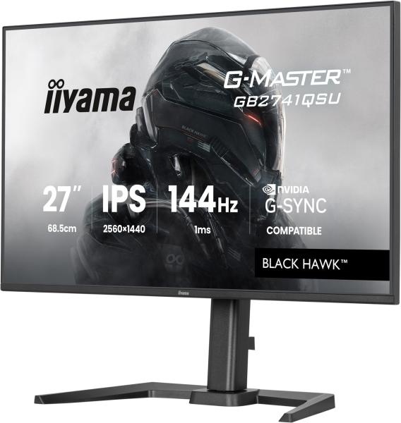 iiyama G-Master/ GB2741QSU-B1/ 27"/ IPS/ QHD/ 144Hz/ 1ms/ Čierna/ 3R 