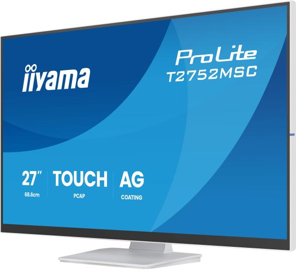 27" iiyama T2752MSC-W1AG: IPS, FHD, HDMI, DP 