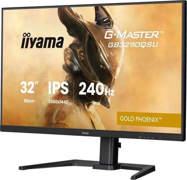 iiyama G-Master/ GB3290QSU-B1/ 31, 5"/ IPS/ QHD/ 240Hz/ 1ms/ Čierna/ 3R 