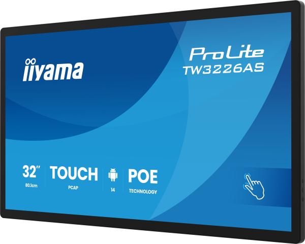 32" iiyama TW3226AS-B3P: VA, FHD, Android, POE 