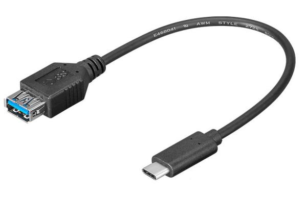 PremiumCord Adaptér USB-C (M) - USB 3.0 A (F), 0, 2 m