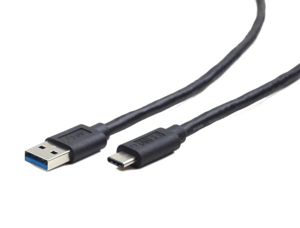 Kábel CABLEXPERT USB 3.0 AM na Type-C kábel (AM/ CM), 1, 8 m, čierny