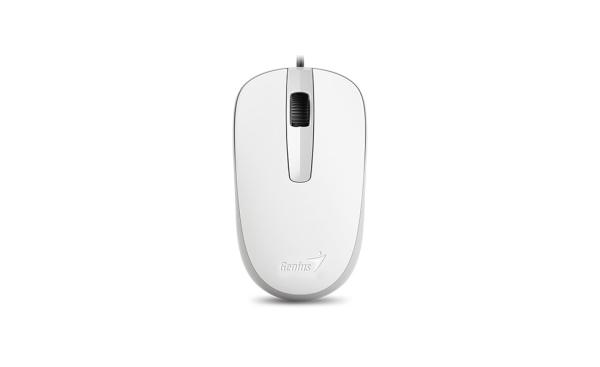 GENIUS DX-120/ Kancelárska/ Optická/ 1 200 DPI/ Drôtová USB/ Biela 