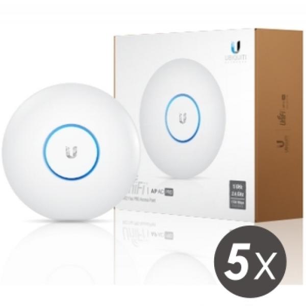 Ubiquiti UniFi AP AC PRO 2, 4GHz/ 5GHz 5pck, PoE není součástí balení