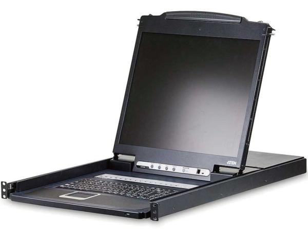 ATEN 8-port KVM PS/ 2+USB, OSD, rack, 19" LCD