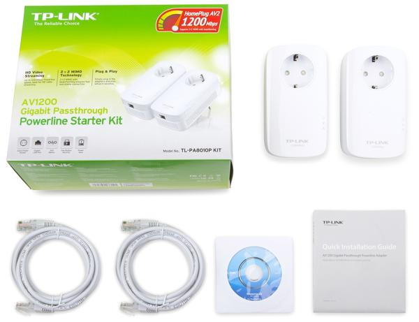 TP-Link TL-PA8010P 1200Mbps Powerline Starter Kit (2ks) 