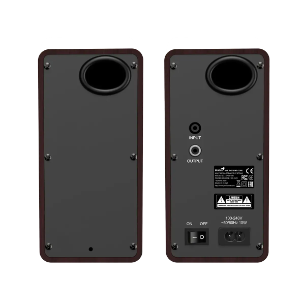 GENIUS SP-HF400 reproduktory, tmavé drevo 