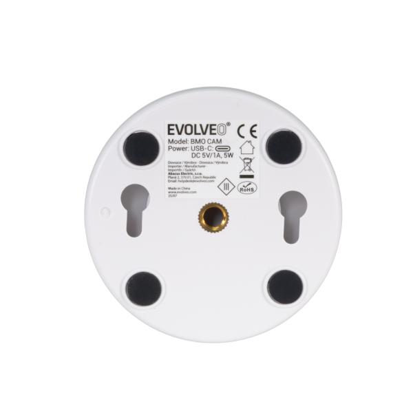 EVOLVEO Baby Monitor N35, detská pestúnka s kamerou, VOX, teplomer, nočné videnie, RGB svetlo, Ružová 