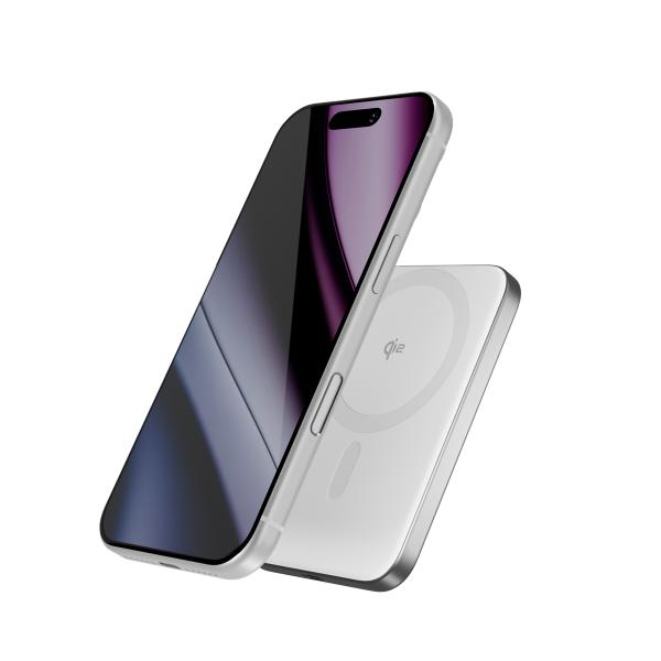 Epico Qi2 5000mAh Alu Mag+ PowerBanka EM51 - strieborná 