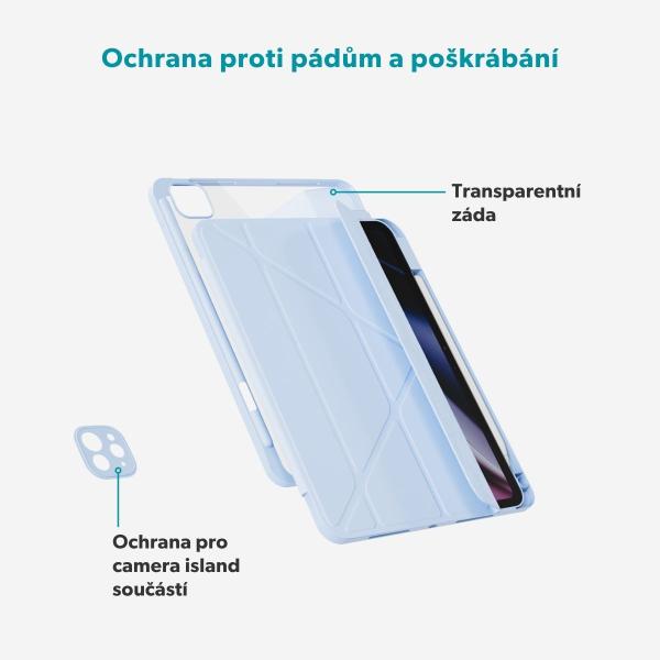 Epico Flip Case iPad Pro 12, 9" (2018-2022)/ Air 13" M2-M4 - svetlo modrá 