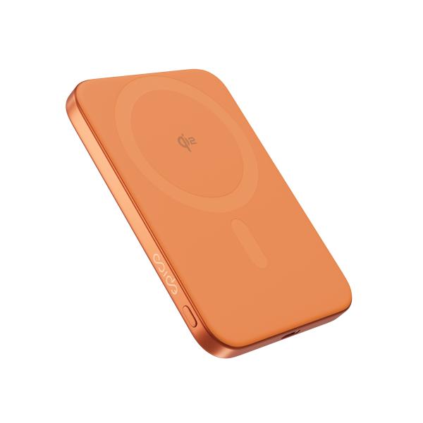 Epico Qi2 5000mAh Alu Mag+ PowerBanka EM51 - oranžová 