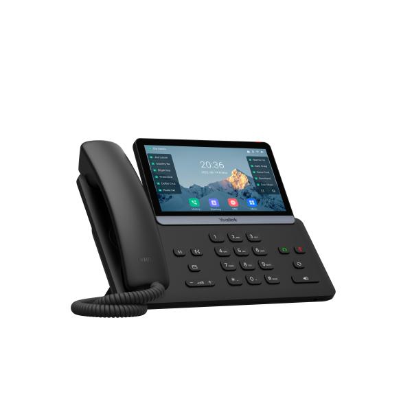 Yealink SIP-T77U SIP telefón, PoE, 16 SIP účtov, 7" bar. LCD, GigE, 2x USB 