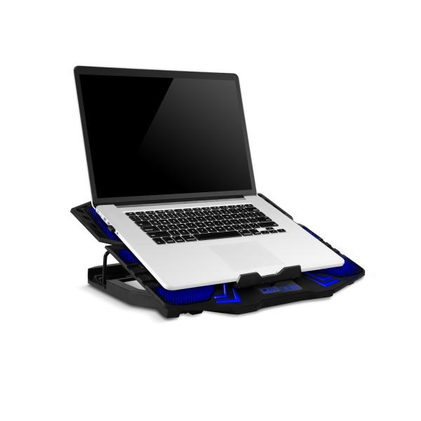 EVOLVEO Ania 5, chladiaca podložka pre notebook, 5x ventilátor, modré podsvietenie 