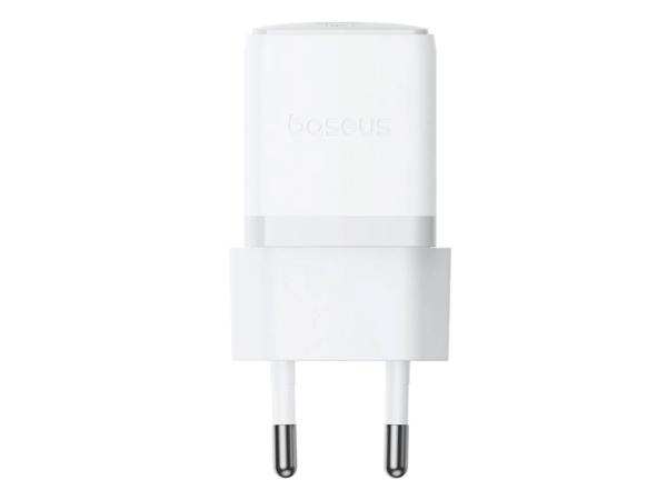 Baseus Palm Fast Nabíjačka USB-C 20W + Dátový Kábel USB-C/ USB-C 1m White 