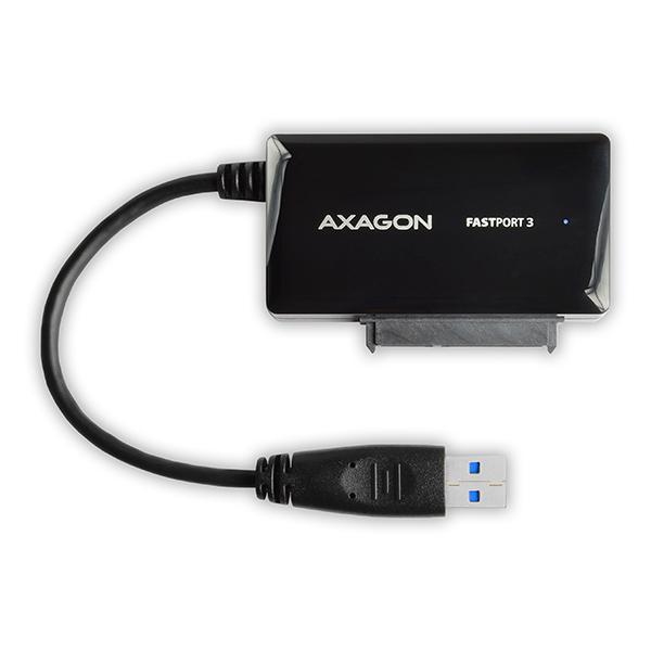 AXAGON ADSA-FP3, USB 5Gbps - SATA 6G, 3.5" HDD FASTport3 adaptér, vrátane AC napájača 