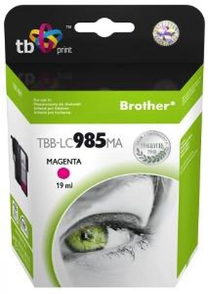 Ink. kazeta TB kompat. s Brother LC 985 MA 100% N