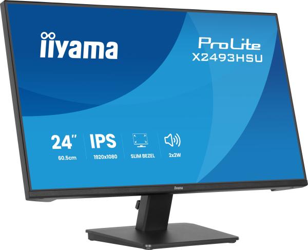 iiyama ProLite/ X2493HSU-B1/ 23, 8"/ IPS/ FHD/ 120Hz/ 1ms/ Čierna/ 3R 