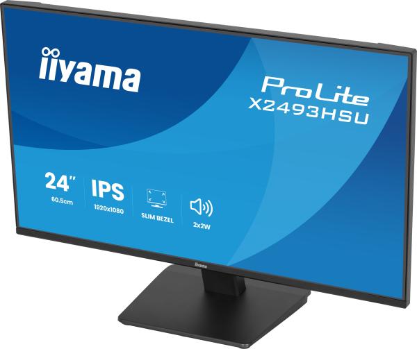 iiyama ProLite/ X2493HSU-B1/ 23, 8"/ IPS/ FHD/ 120Hz/ 1ms/ Čierna/ 3R 