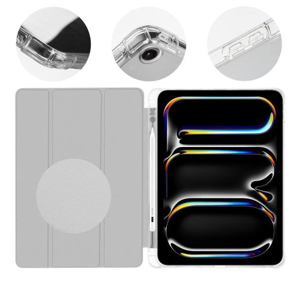 OBAL:ME MistyTab Puzdro pre iPad Air (2020/ 2022/ 2024/ 2025)/ iPad Pro 11 (1/ 2/ 3/ 4) Light Gray 