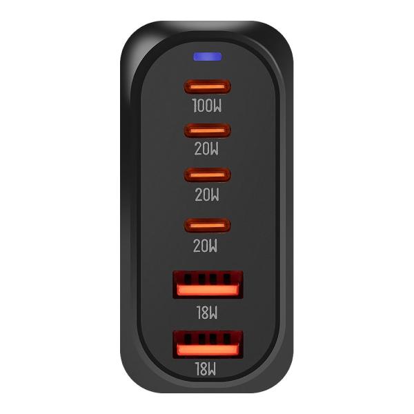 OBAL:ME Terminal GaN Stolová nabíjačka 4C2A 100W Black 