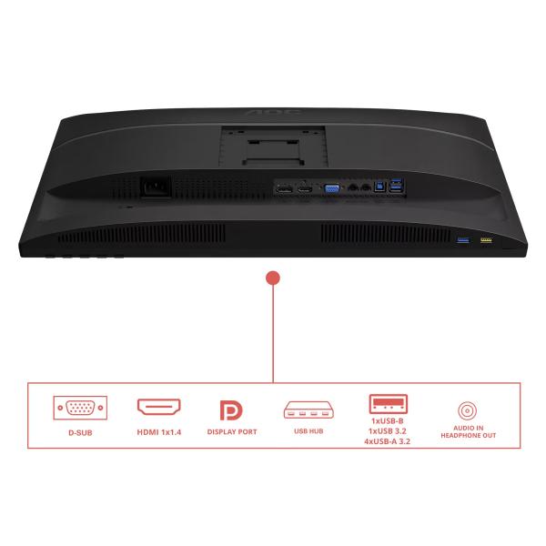 AOC/ X24E4U/ 24"/ IPS/ FHD/ 100Hz/ 4ms/ Čierna/ 5R 