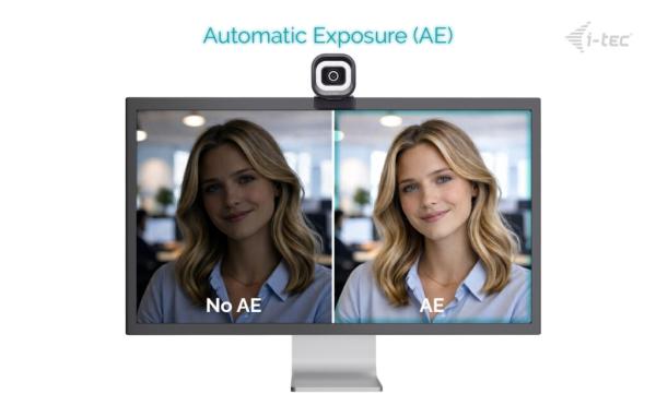 i-tec SOLOMON 700 STREAM 4K Webcam s LED osvetlením 