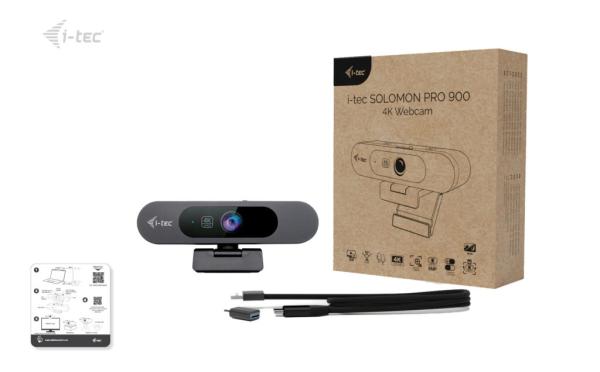 i-tec SOLOMON PRO 900 4K Webcam 