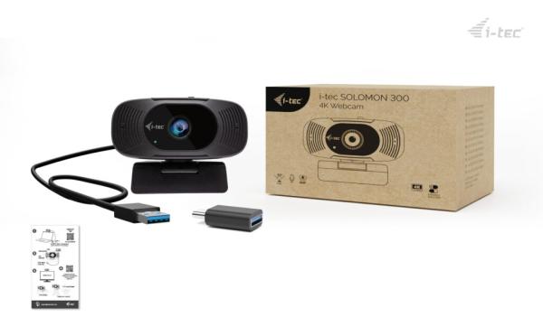 i-tec SOLOMON 300 4K Webcam 